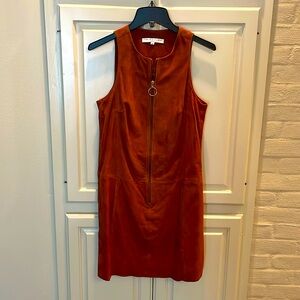 Trina Turk suede sleeveless dress- size 2